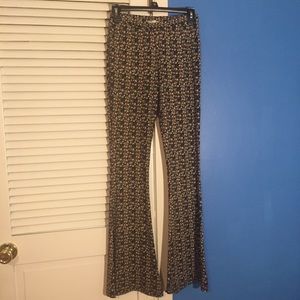 Small Floral Stretchy Dress Pants